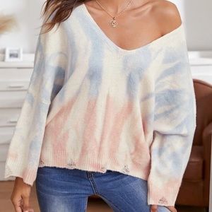 Tie dye sweater